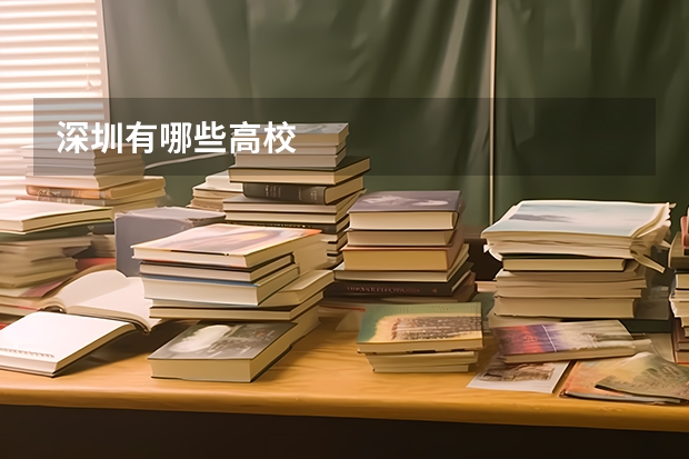 深圳有哪些高校