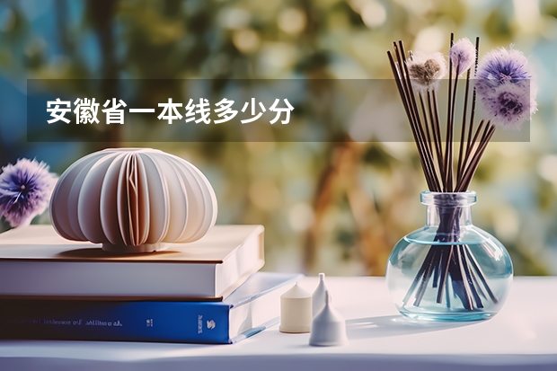 安徽省一本线多少分