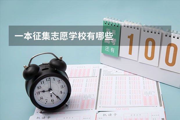一本征集志愿学校有哪些