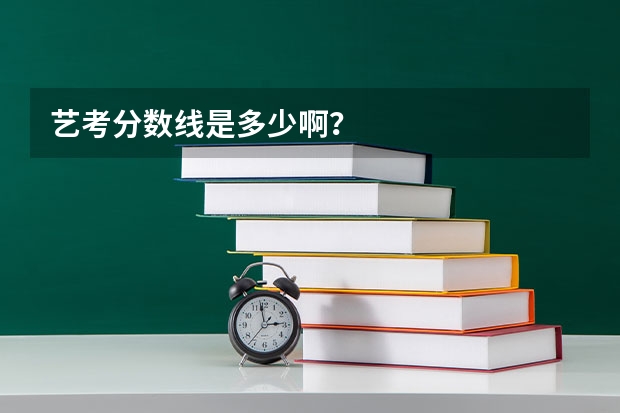 艺考分数线是多少啊？