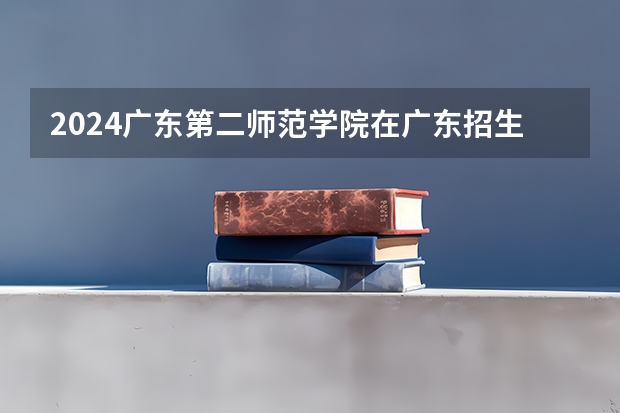 2024广东第二师范学院在广东招生计划 招多少人