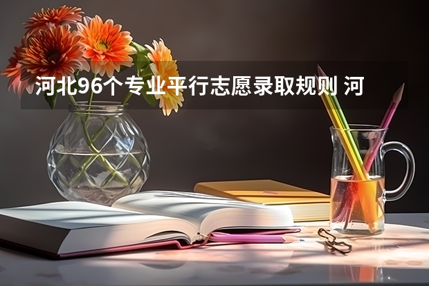 河北96个专业平行志愿录取规则 河北本科提前批b段能报几个学校
