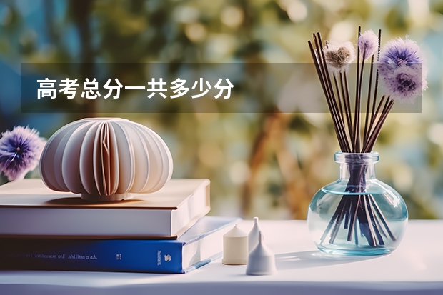 高考总分一共多少分