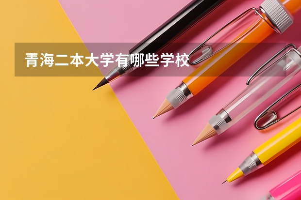 青海二本大学有哪些学校