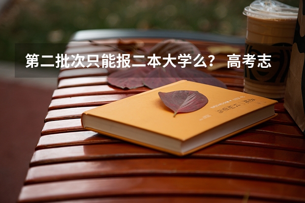 第二批次只能报二本大学么？ 高考志愿填报能填几个