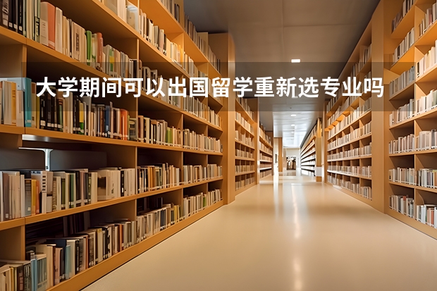 大学期间可以出国留学重新选专业吗