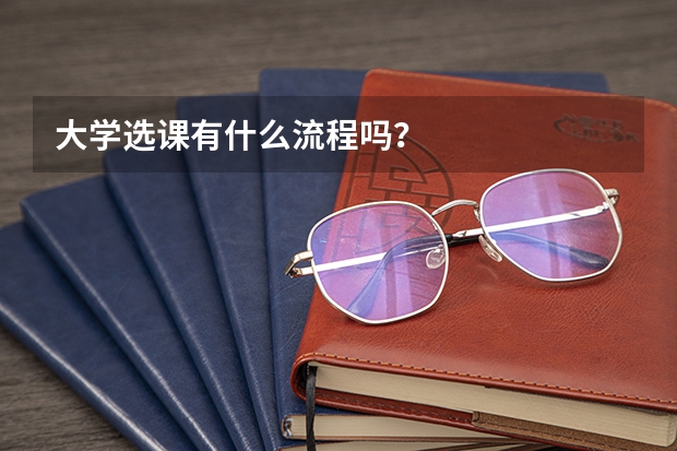 大学选课有什么流程吗？