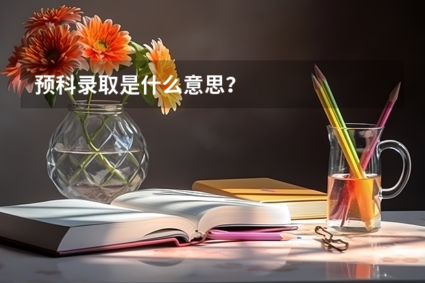 预科录取是什么意思？