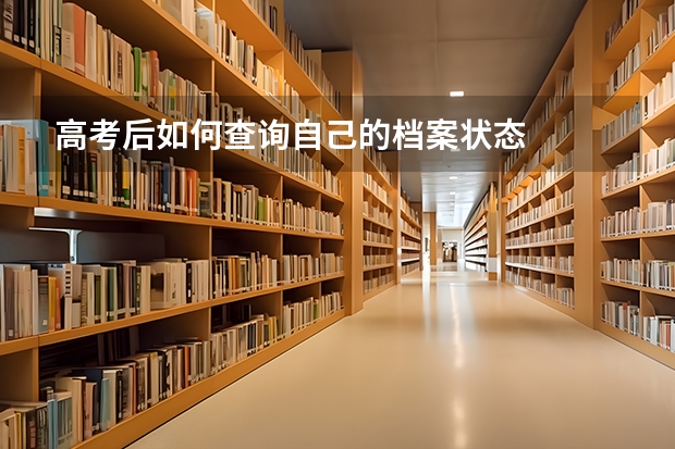 高考后如何查询自己的档案状态