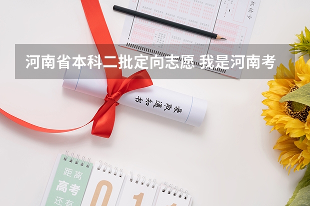 河南省本科二批定向志愿 我是河南考生，请问本科二批平行志愿，你所报的学校看不看