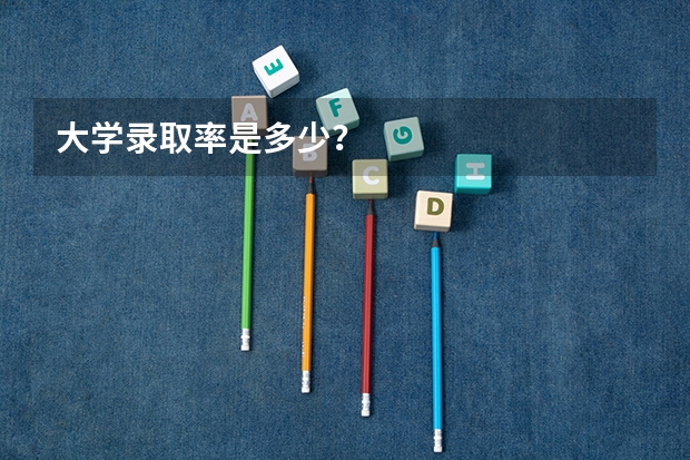 大学录取率是多少？