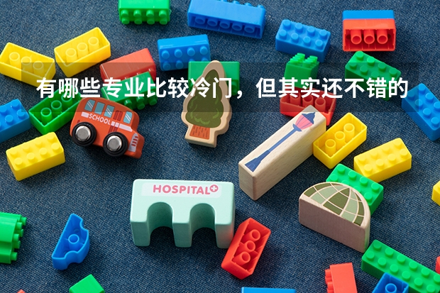 有哪些专业比较冷门，但其实还不错的专业？