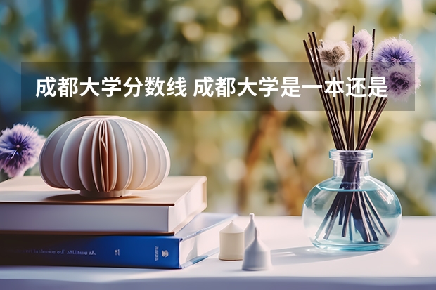 成都大学分数线 成都大学是一本还是二本?