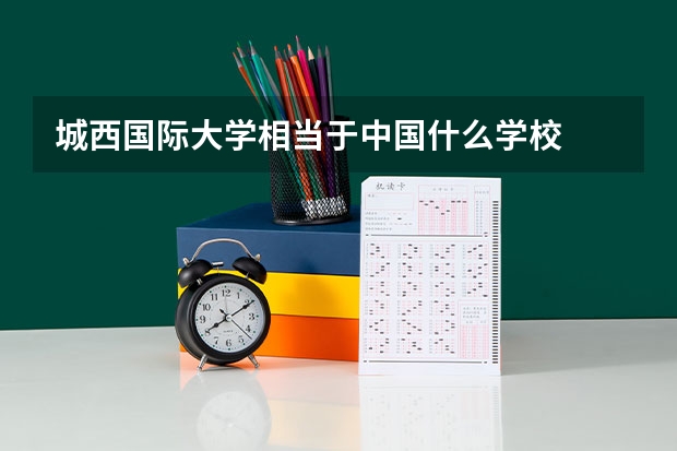 城西国际大学相当于中国什么学校