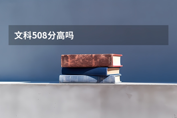 文科508分高吗