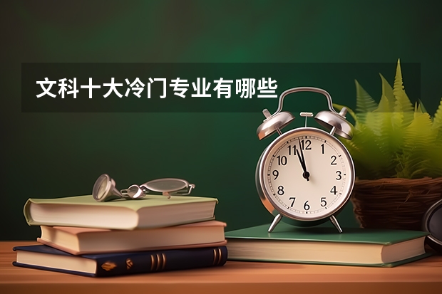 文科十大冷门专业有哪些