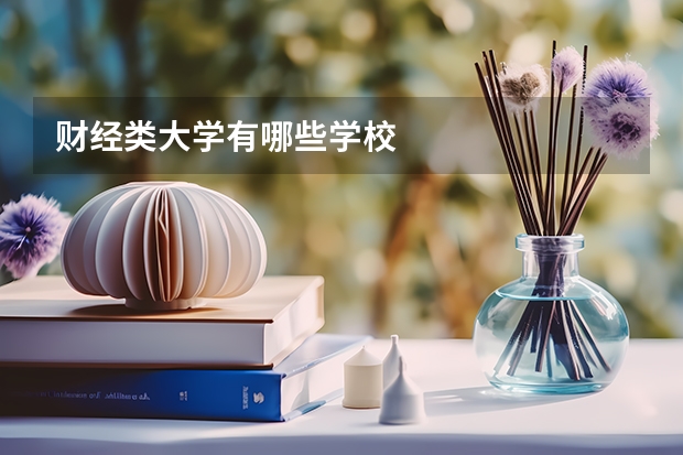 财经类大学有哪些学校