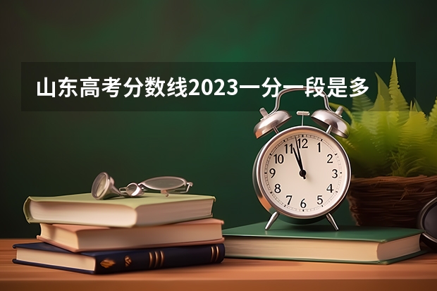 山东高考分数线2023一分一段是多少