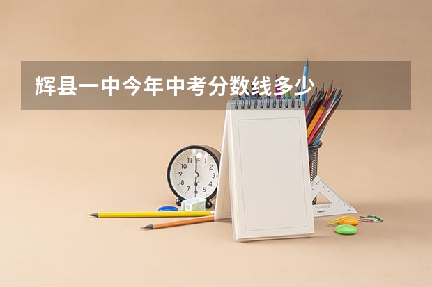 辉县一中今年中考分数线多少