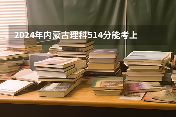 2024年内蒙古理科514分能考上什么大学?