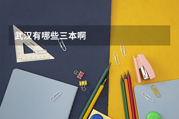 武汉有哪些三本啊