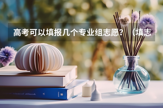 高考可以填报几个专业组志愿？（填志愿一个学校可以填几个专业）