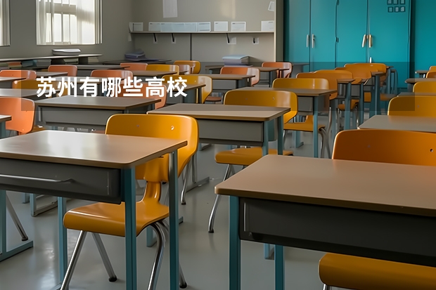 苏州有哪些高校